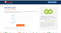 Desktop Screenshot of nockon.com